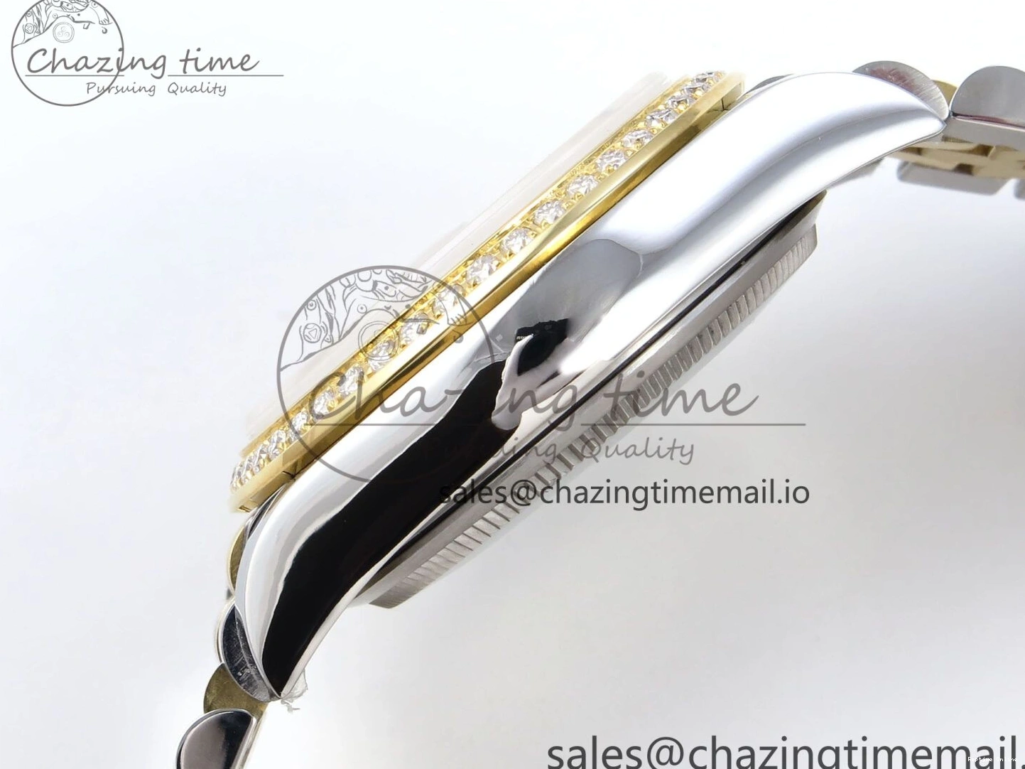 0513 Attractive DateJust 31 278383RBR JARF 1:1 Best Edition 904L Steel Gray Roman Diamonds Dial on SS YG Jubilee Bracelet HZ 880